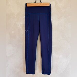 Corbeaux Navy Blue High-Waisted Leggings